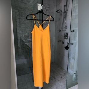 Orange Zara Dress Size Small